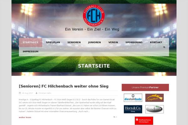 Site using Goodlayers-soccer plugin