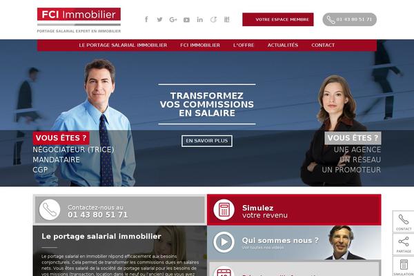 Fci theme site design template sample