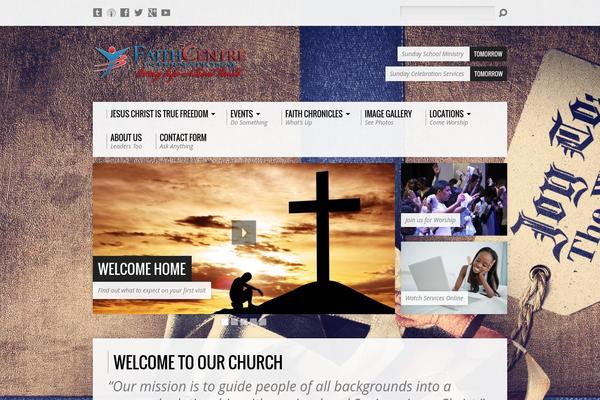 Resurrect theme site design template sample