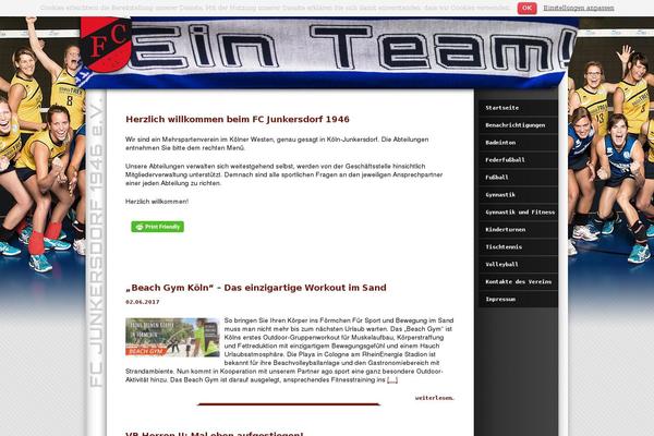 Site using Social Media Tabs plugin
