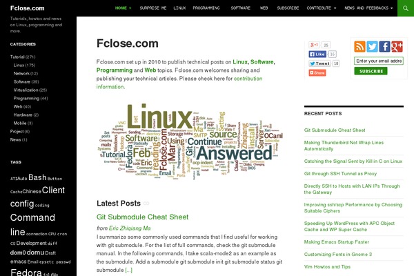 Site using Yada-wiki plugin