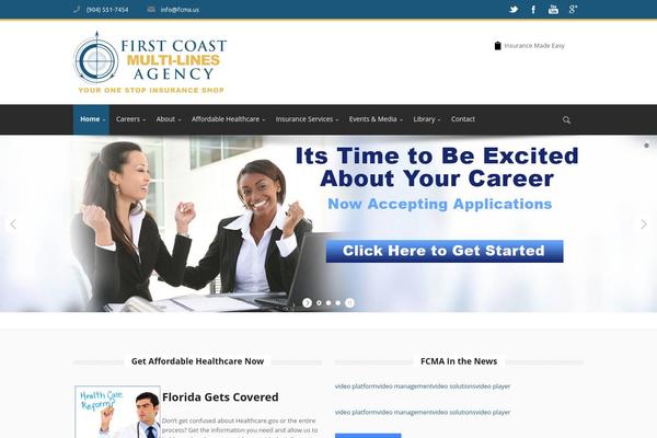 Sparse theme site design template sample