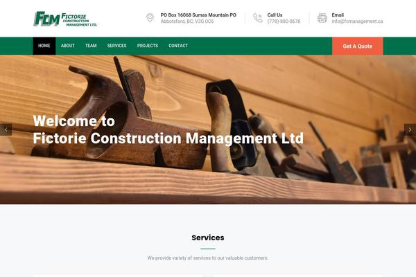 Fcm theme site design template sample