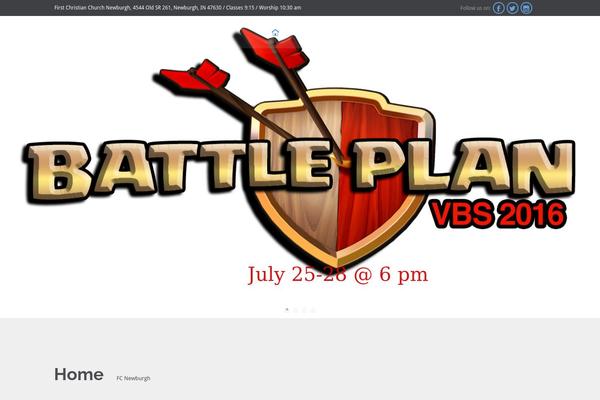 Church and Event theme site design template sample