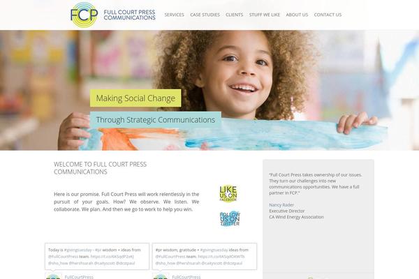 Site using Facebook Like Box plugin