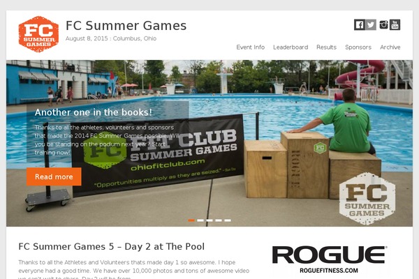 Spacious theme site design template sample