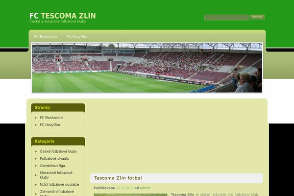 fctescomazlin.cz site used Clean Corporate