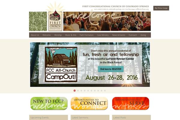 Trinity theme site design template sample