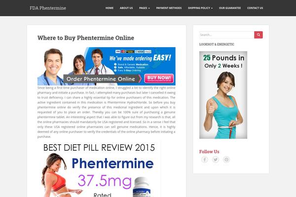Delish theme site design template sample
