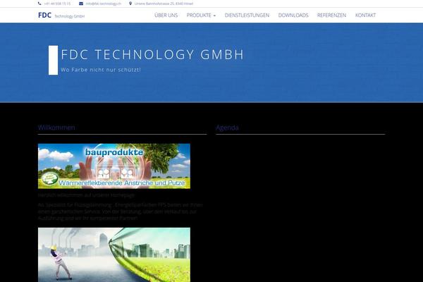 Fdc theme site design template sample