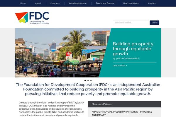 Fdc theme site design template sample
