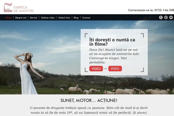 VideoPro theme site design template sample