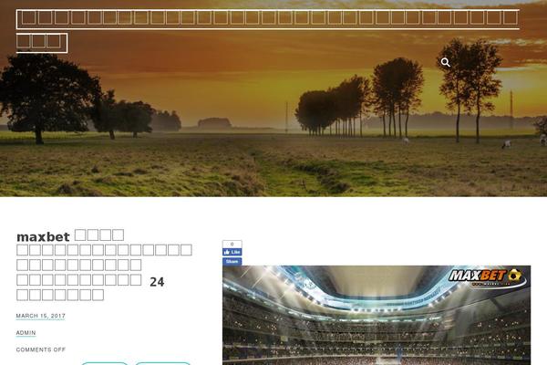 Radium theme site design template sample