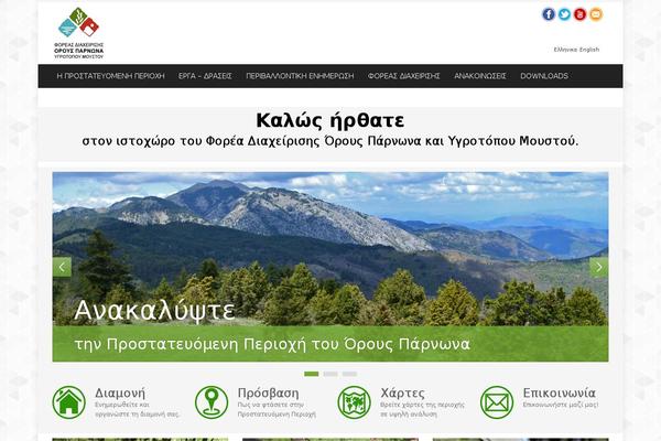 Site using Organic-customizer-widgets plugin