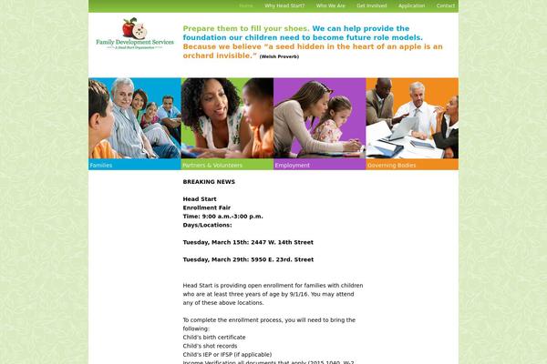 Fds theme site design template sample