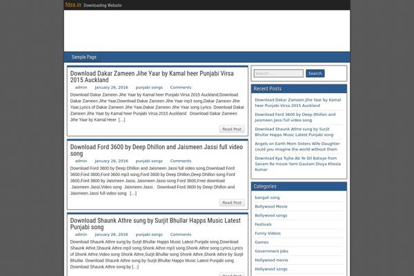 Site using Skt-templates plugin