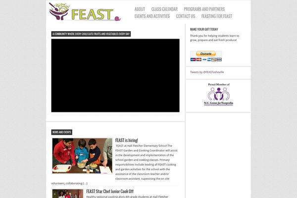 Feast theme site design template sample