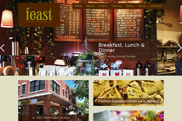 Forked theme site design template sample