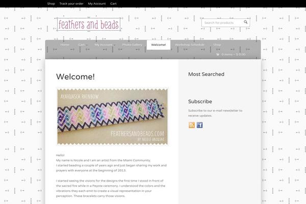Wootique theme site design template sample