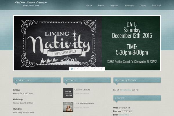 Antioch theme site design template sample