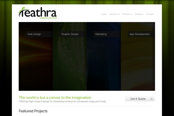 Echoes theme site design template sample