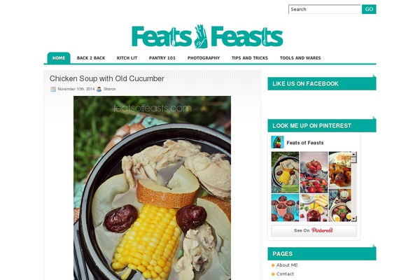 Irecipes theme site design template sample
