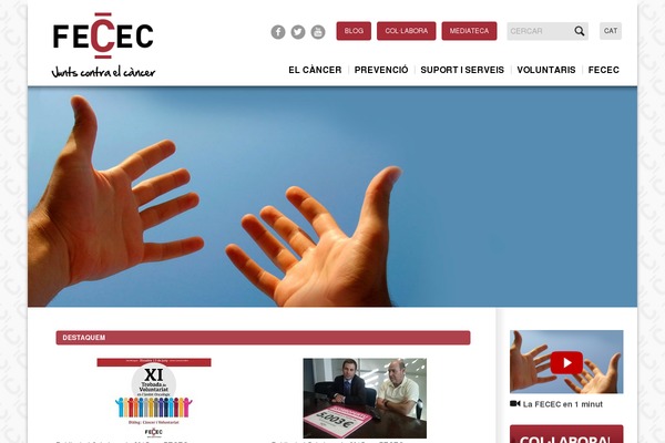 fecec.cat site used Juntscontraelcancer