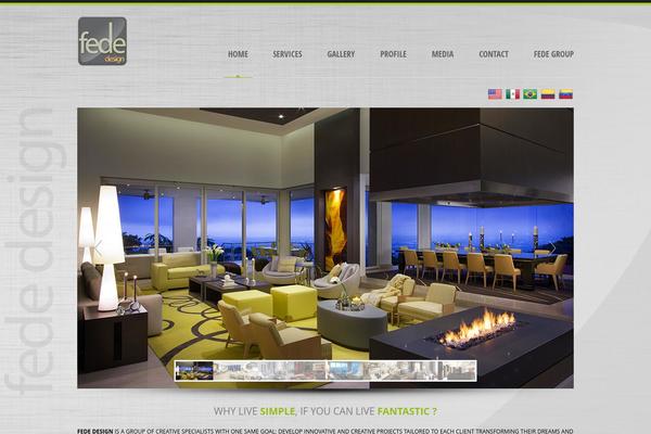 fededesign.com site used Carbon-wp-light