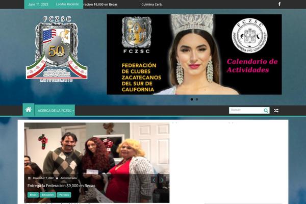 SuperMag theme site design template sample