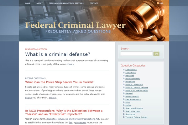 FAQ theme site design template sample