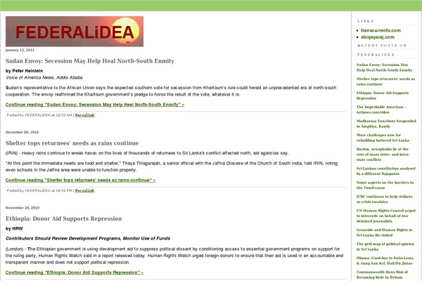 Blix theme site design template sample
