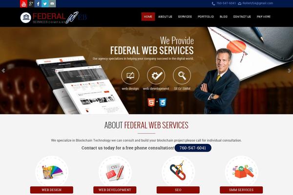 federalwebservices.com site used Federalweb