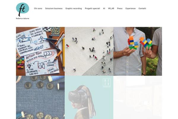 federicatabone.com site used Flatfolio