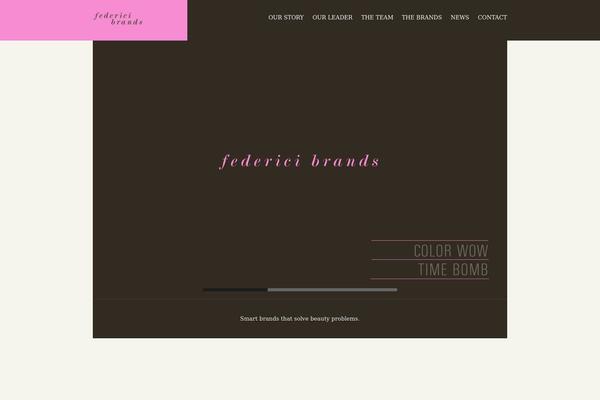 federicibrands.com site used Cano