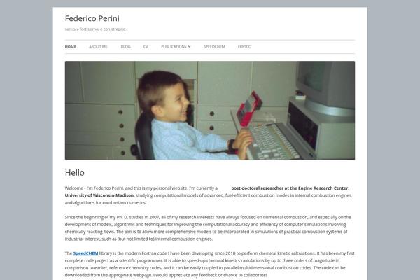 Tiny Forge theme site design template sample