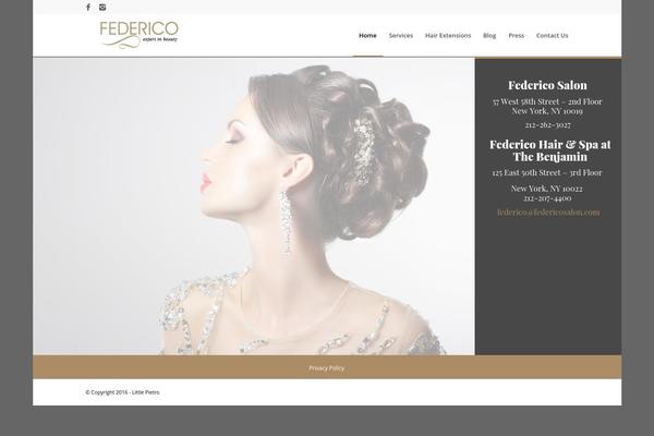 Coiffeur theme site design template sample