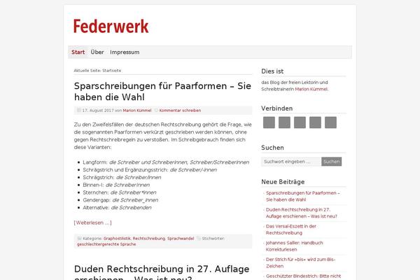 federwerk.de site used Write-pro