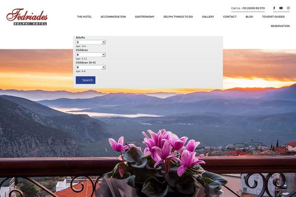 Site using Wp-hotel-booking plugin