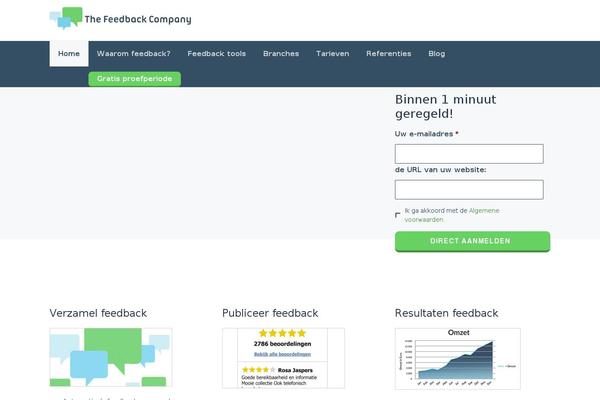 feedbackcompany.nl site used Feedbackcompany