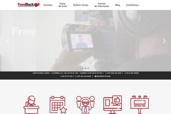 Büro theme site design template sample