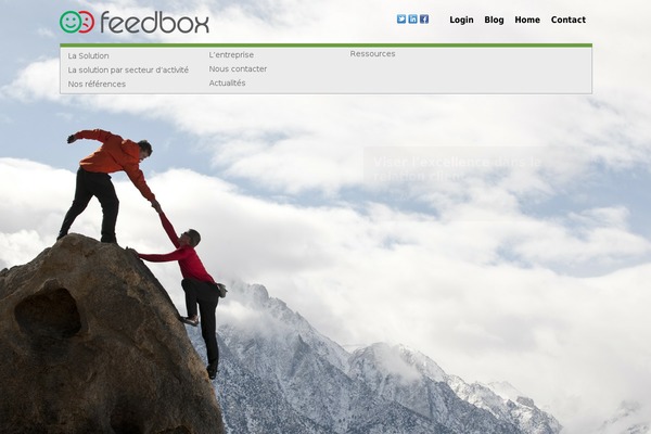 feedbox.fr site used M-layout