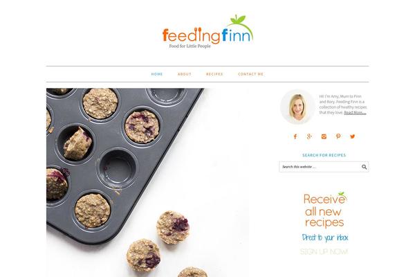 feedingfinn.com site used Foodie Pro