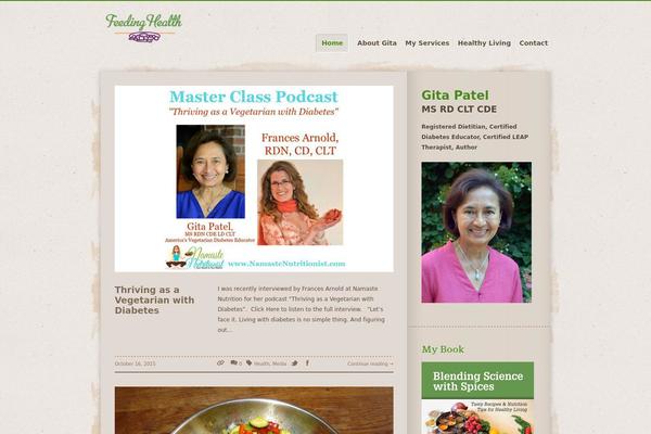 Organic Web theme site design template sample