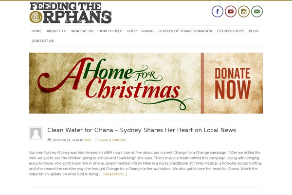 feedingtheorphans.com site used Fto