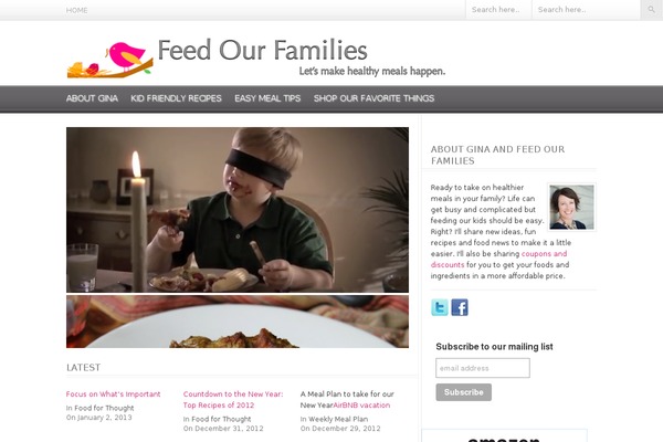 Foodpress theme site design template sample