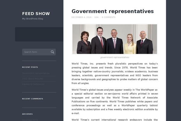 Wilson theme site design template sample