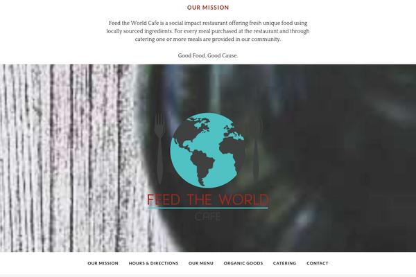 Café Pro theme site design template sample