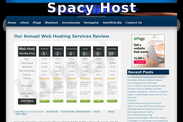 Seos Blue theme site design template sample