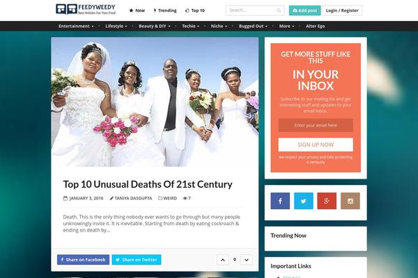 Site using Social Sharing by Danny plugin