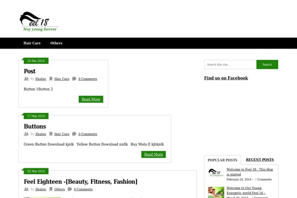 Ribbon theme site design template sample